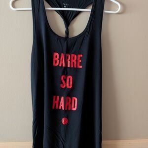 Tavi x Pure Barre, Barre So Hard Tank Top, Size M